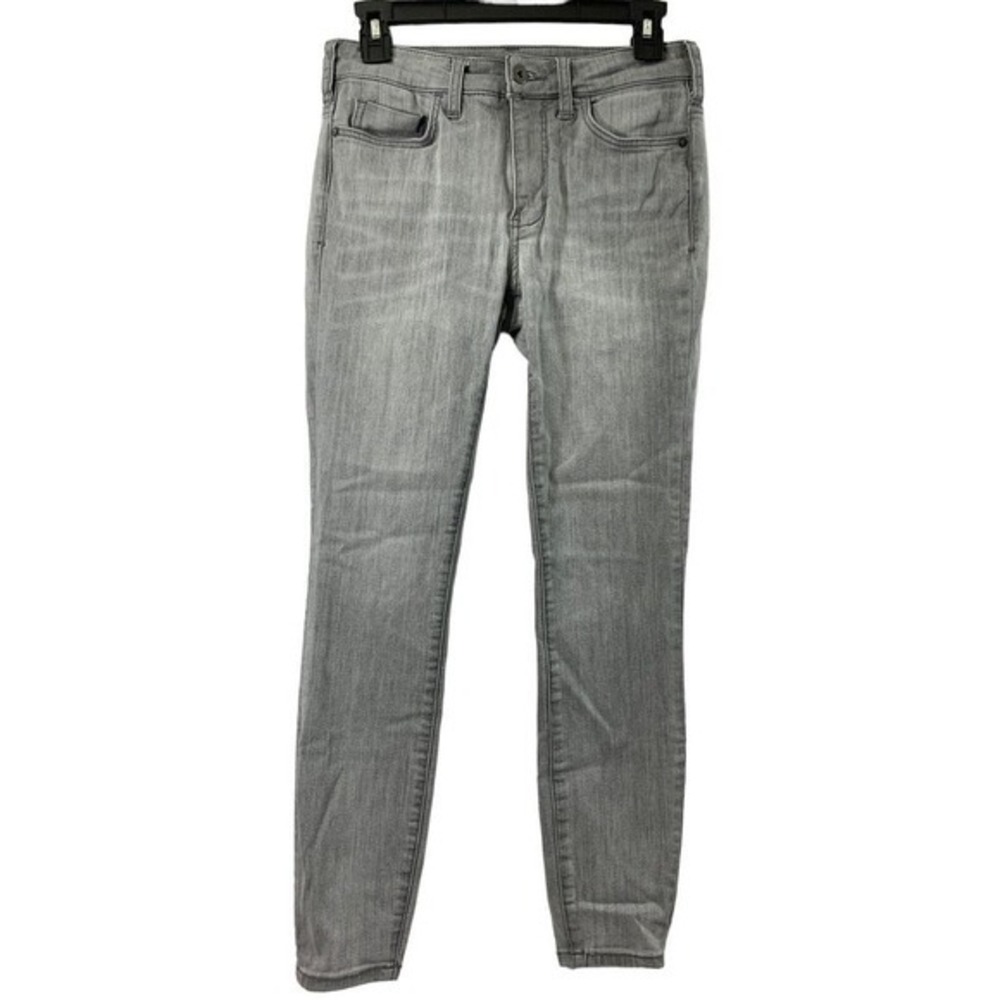 Pilcro and Letterpress‎ Anthropology Jeans Womens 27 Gray Hi Rise Skinny Stretch